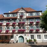 a large house with many windows