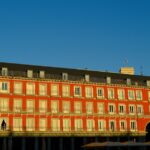 a building with a clock on the front of it